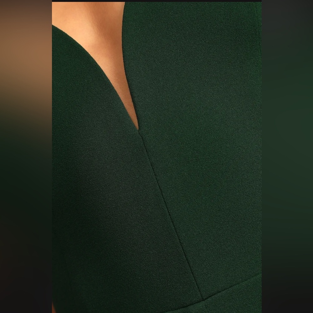 LULUS | Instant Icon Dark Green V-Neck
Sleeveless Jumpsuit - Picture 5 of 8